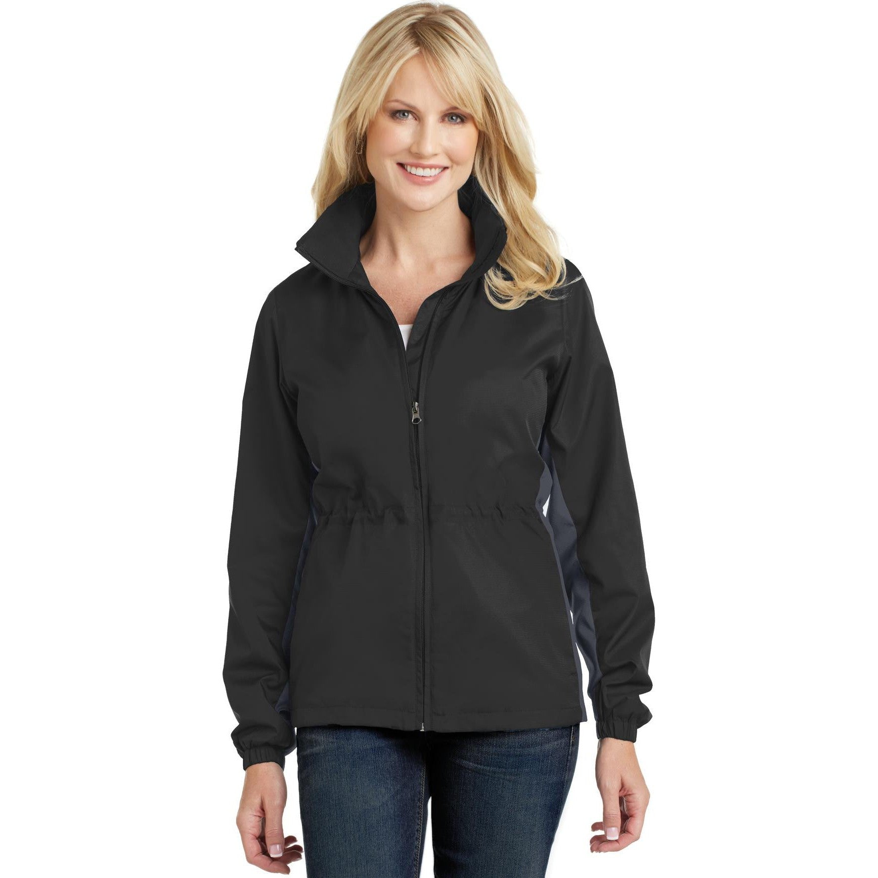 Don't Miss Out! Port Authority Ladies' Core Colorblock Wind Jacket on Closeout