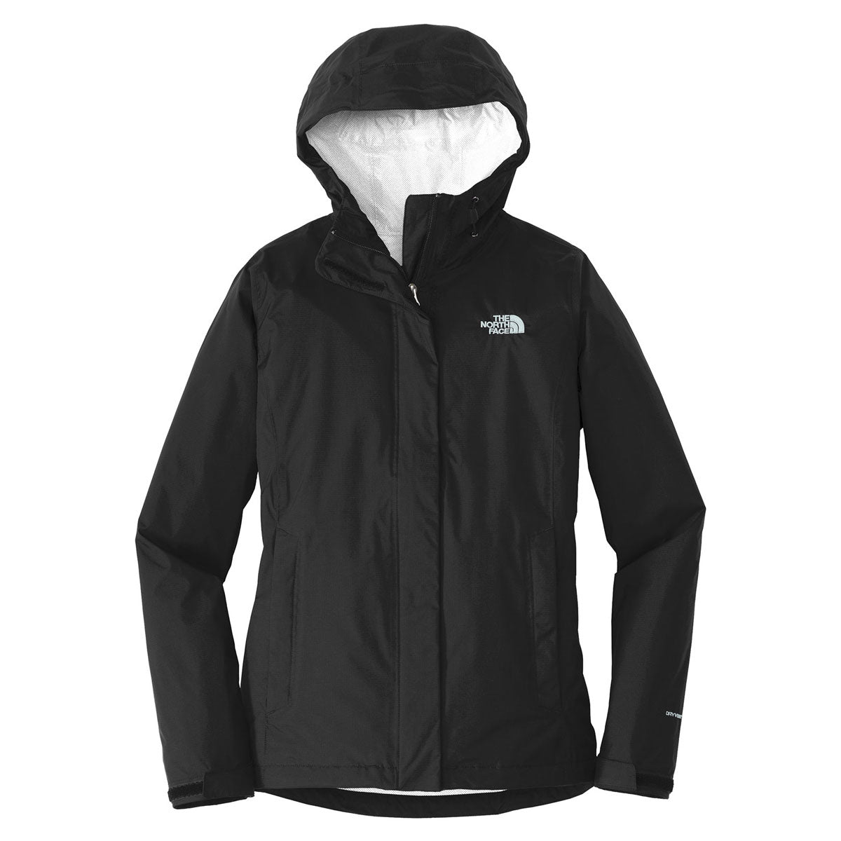 The North Face Women's Stylish Black Dryvent Rain Jacket