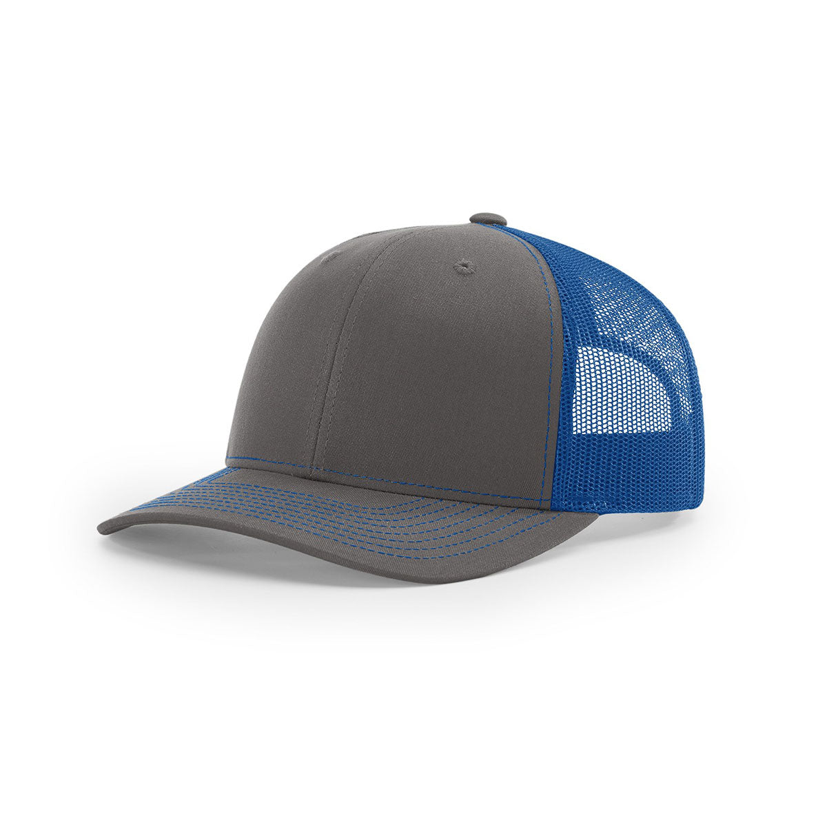 Richardson Charcoal/Royal Mesh Split Trucker Hat - A Must-Have Accessory