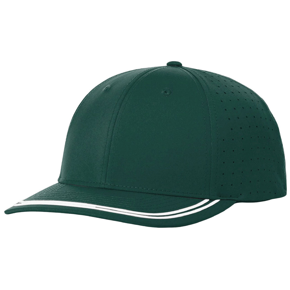 Richardson Lite Performance Dark Green/White Cap - Perfect for Branding!