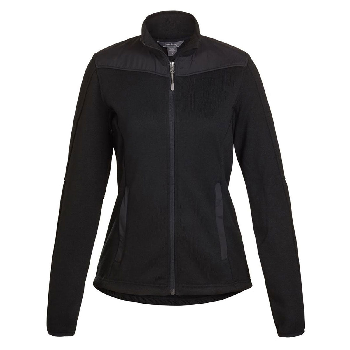 Landway Women's Stylish Black Captain Sweater Fleece