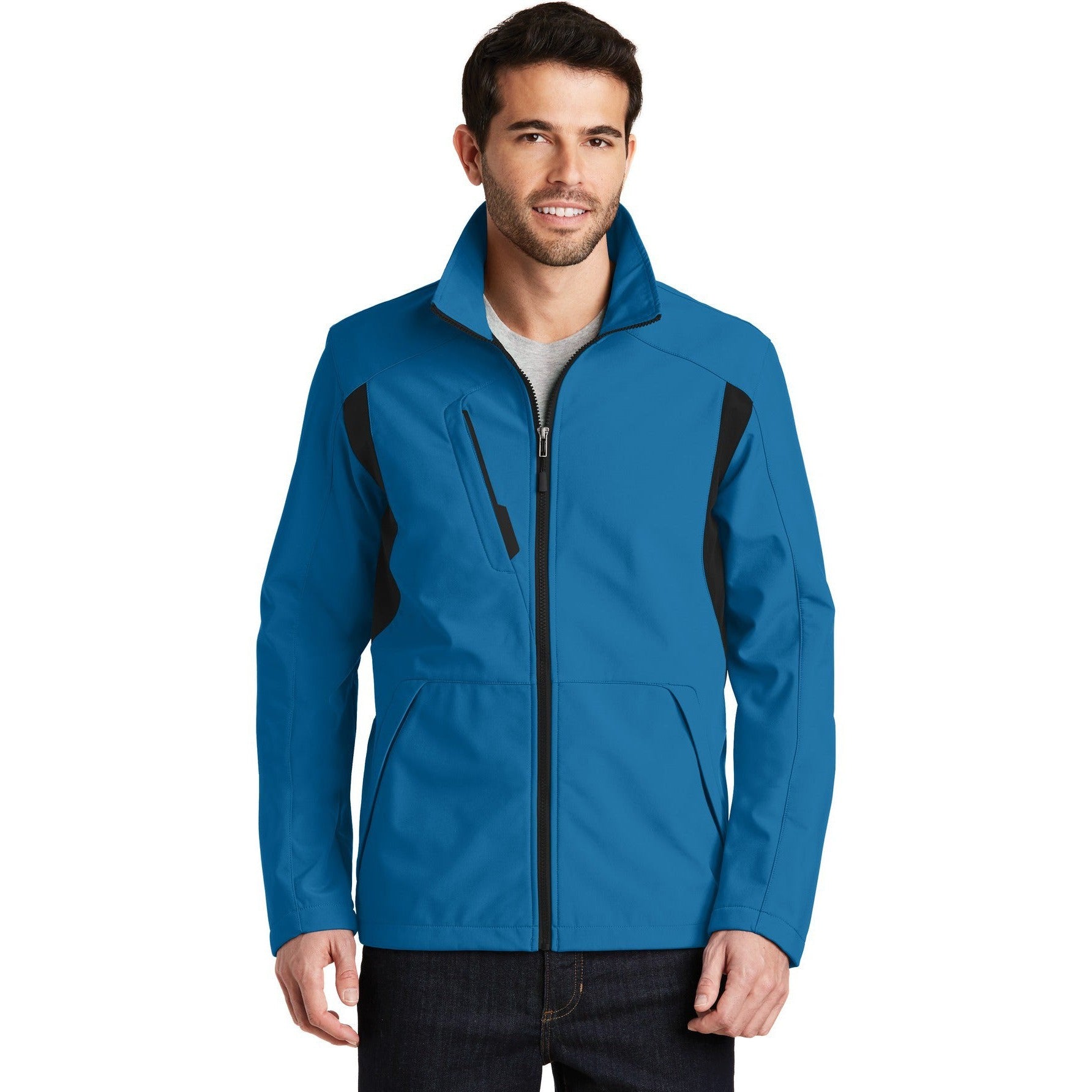 Hurry! Limited Stock - Port Authority Back-Block Soft Shell Jacket