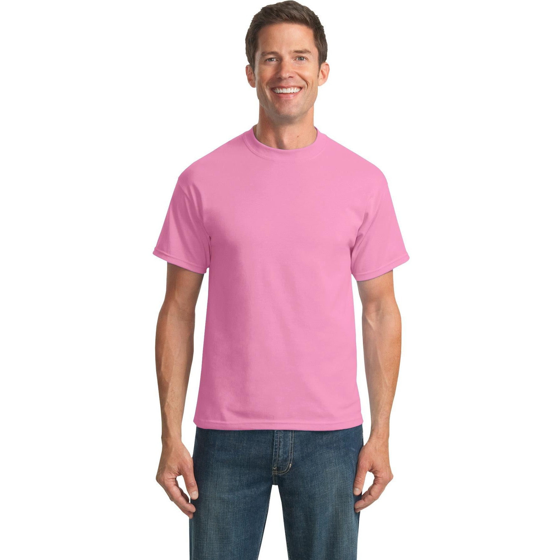 Hurry! Port & Company Tall Core Blend Tee on Closeout Sale