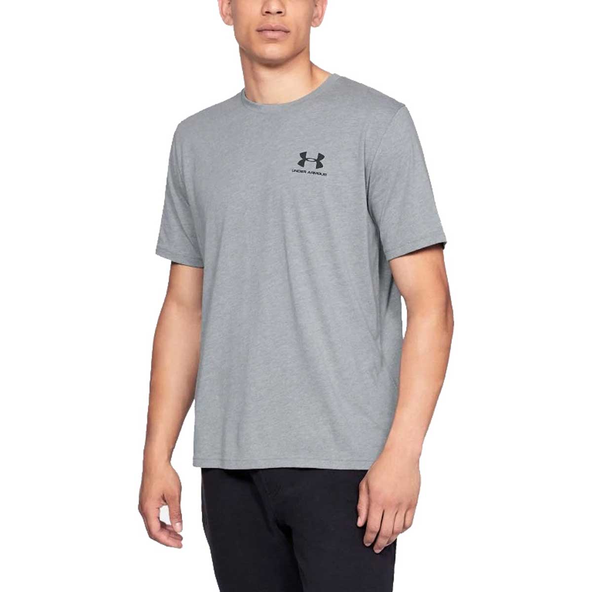Under Armour Men's Steel Light Heather Sporty Short Sleeve Tee