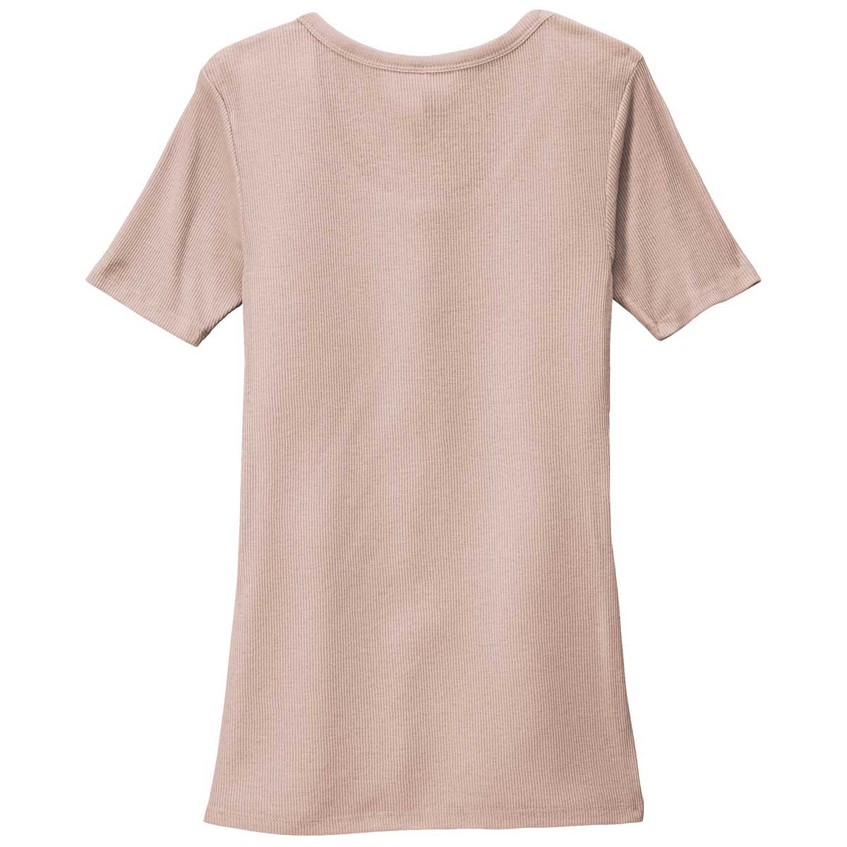 District Women's Smokey Iris V.I.T. Rib Scoop Neck Tee - A Fashionable Essential