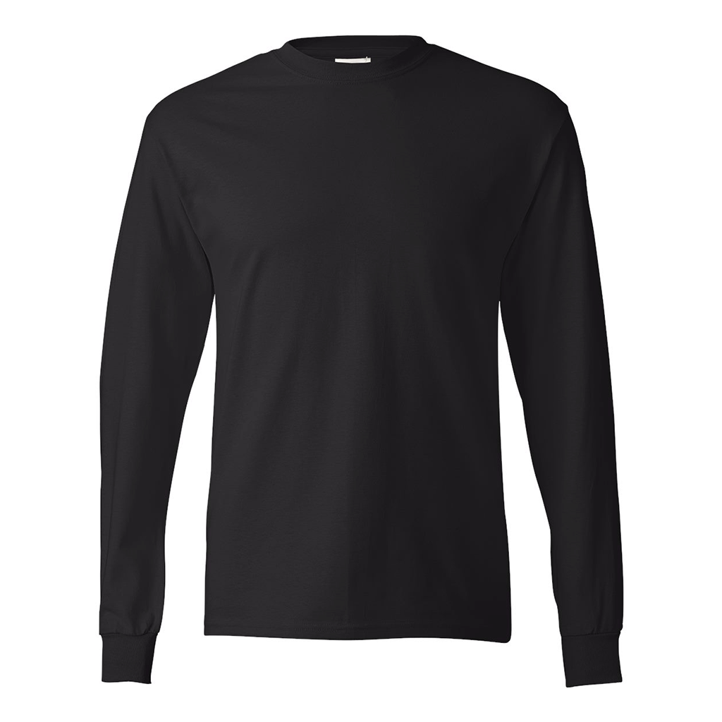 Hanes Unisex Authentic Black Long Sleeve T-Shirt - A Must-Have!
