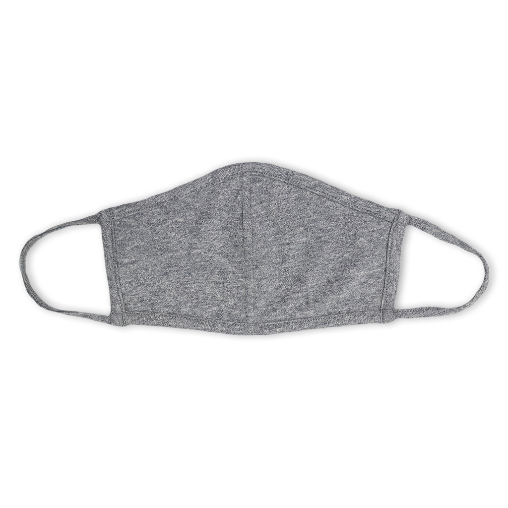 Zusa Grey Heather Peachy 2-Ply Stylish Face Cover