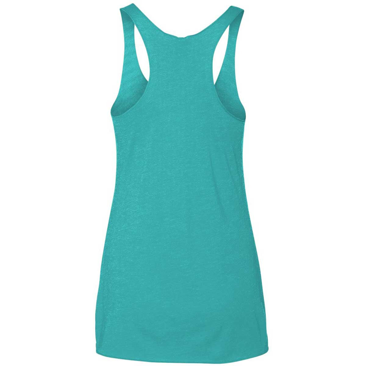 Next Level Women's Stunning Tahiti Blue Triblend Racerback Tank