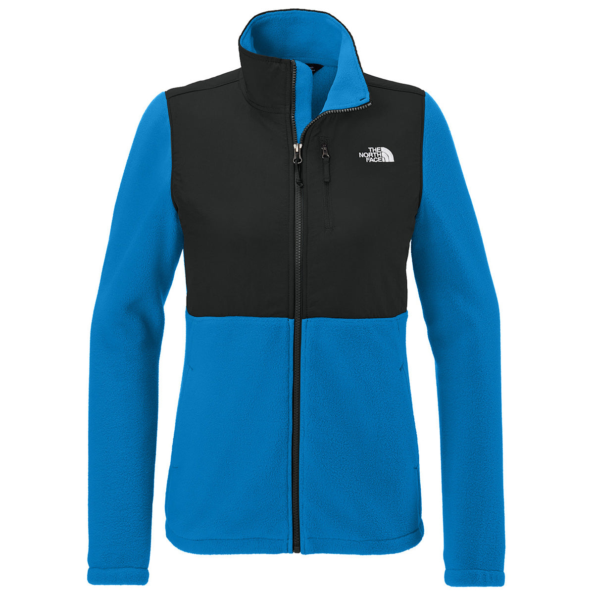 The North Face Women's Heroic Blue/TNF Black Highest Peak Full-Zip Fleece Jacket - Adventure Awaits!