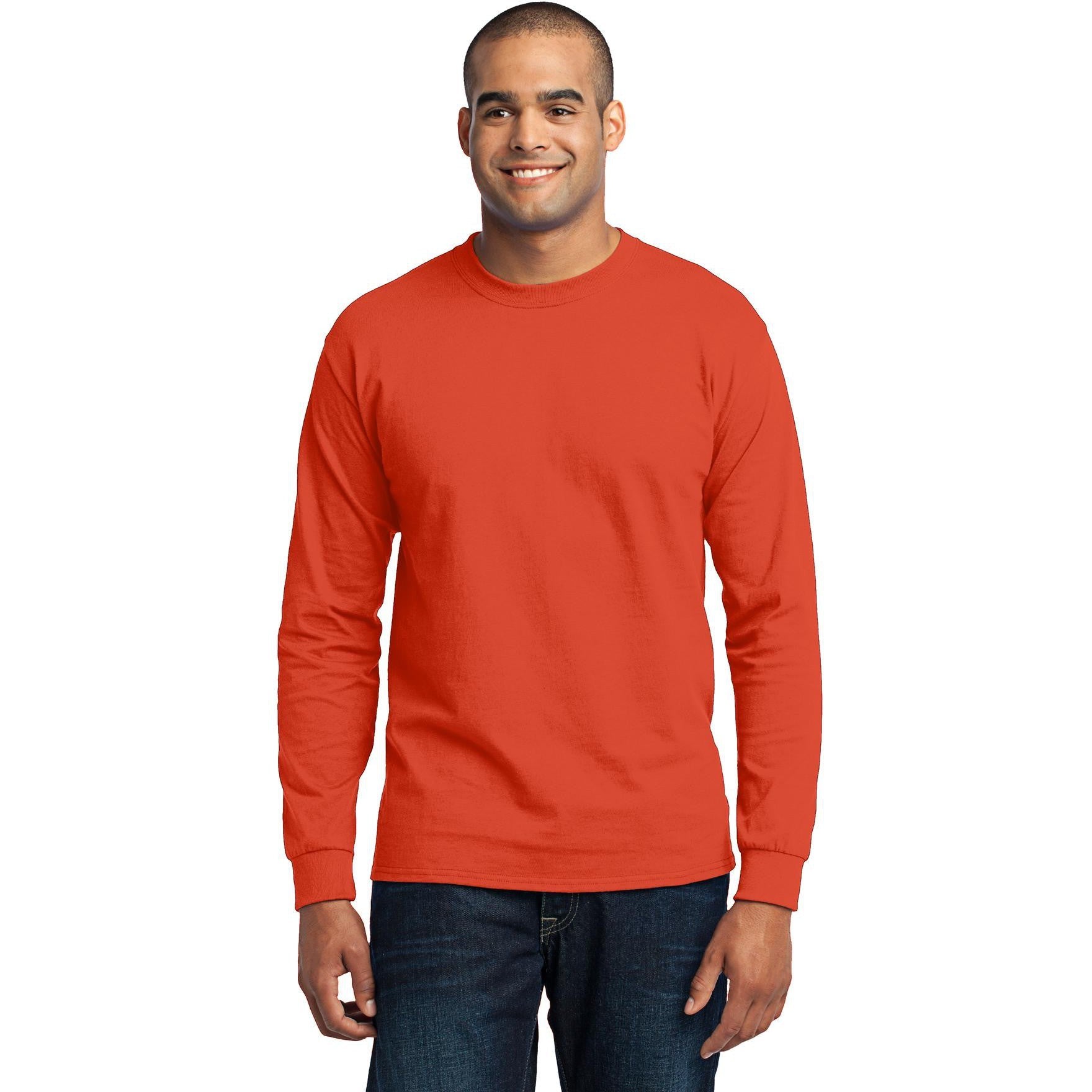 Hurry! Closeout - Port & Company Tall Long Sleeve Core Blend Tee