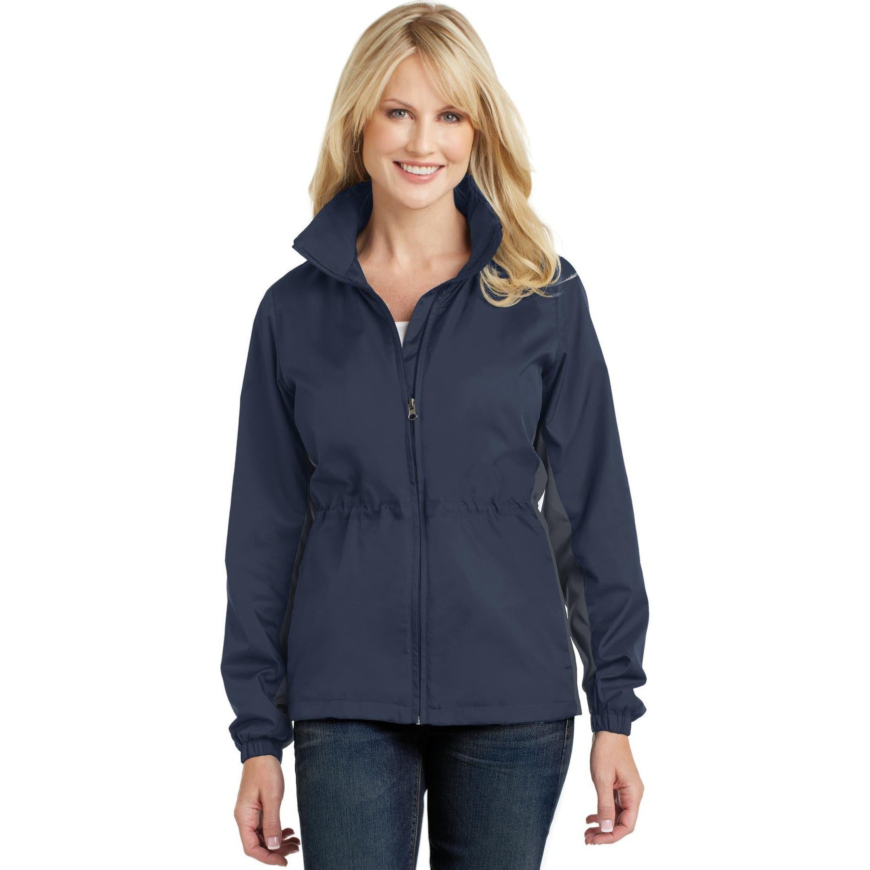 Don't Miss Out! Port Authority Ladies' Core Colorblock Wind Jacket on Closeout