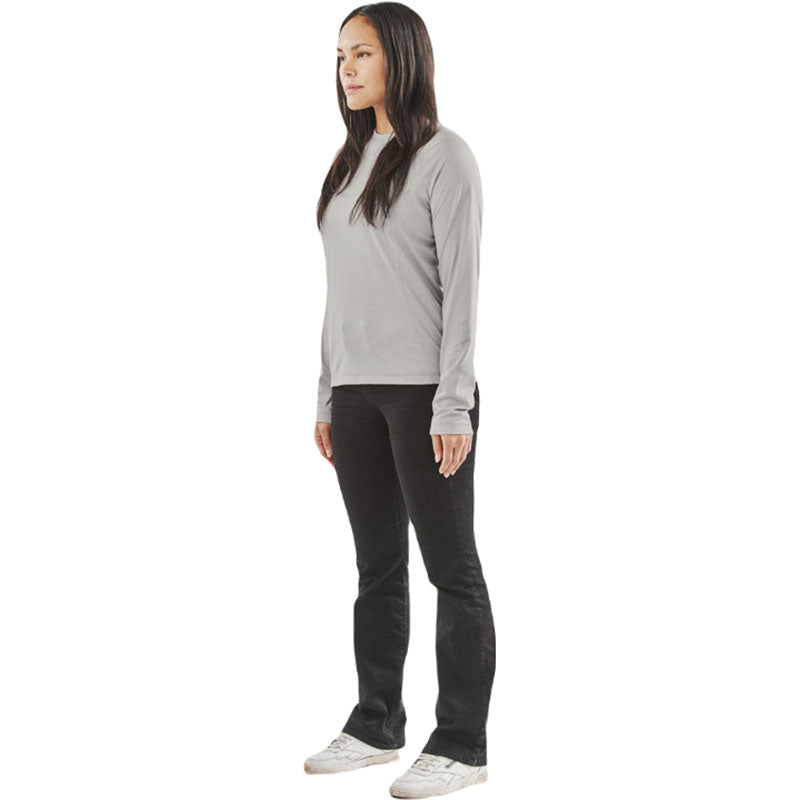 Stormtech Women's Stylish Ash Heather Volante H2X-DRY Long Sleeve Tee - Your Adventure Essential