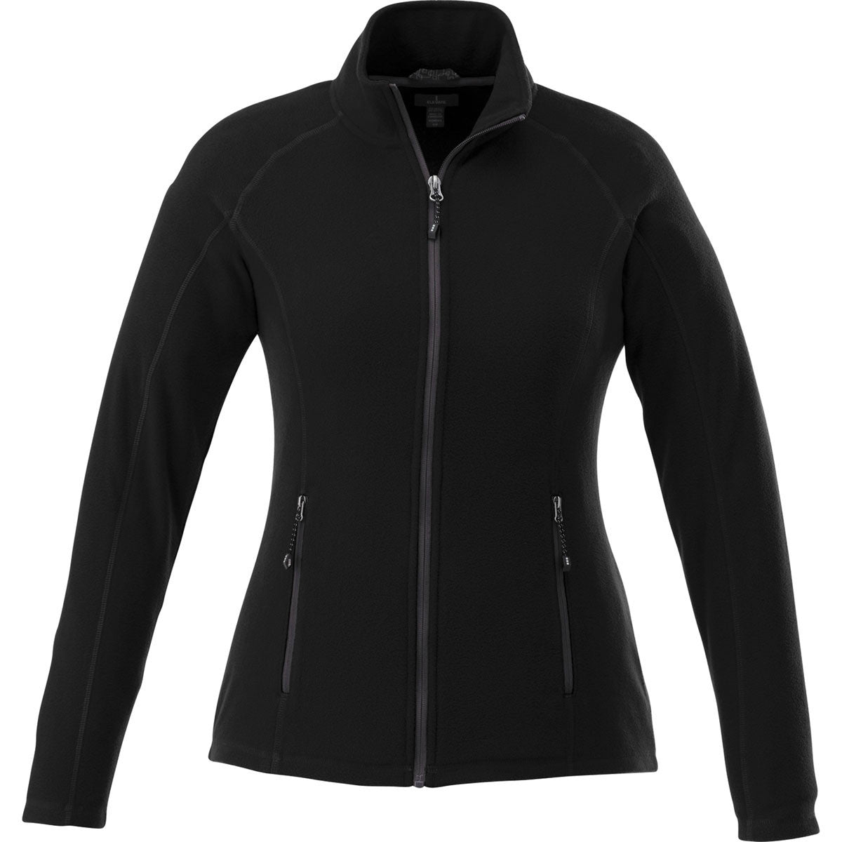 Elevate Women's Stylish Black Rixford Polyfleece Jacket - A Must-Have!