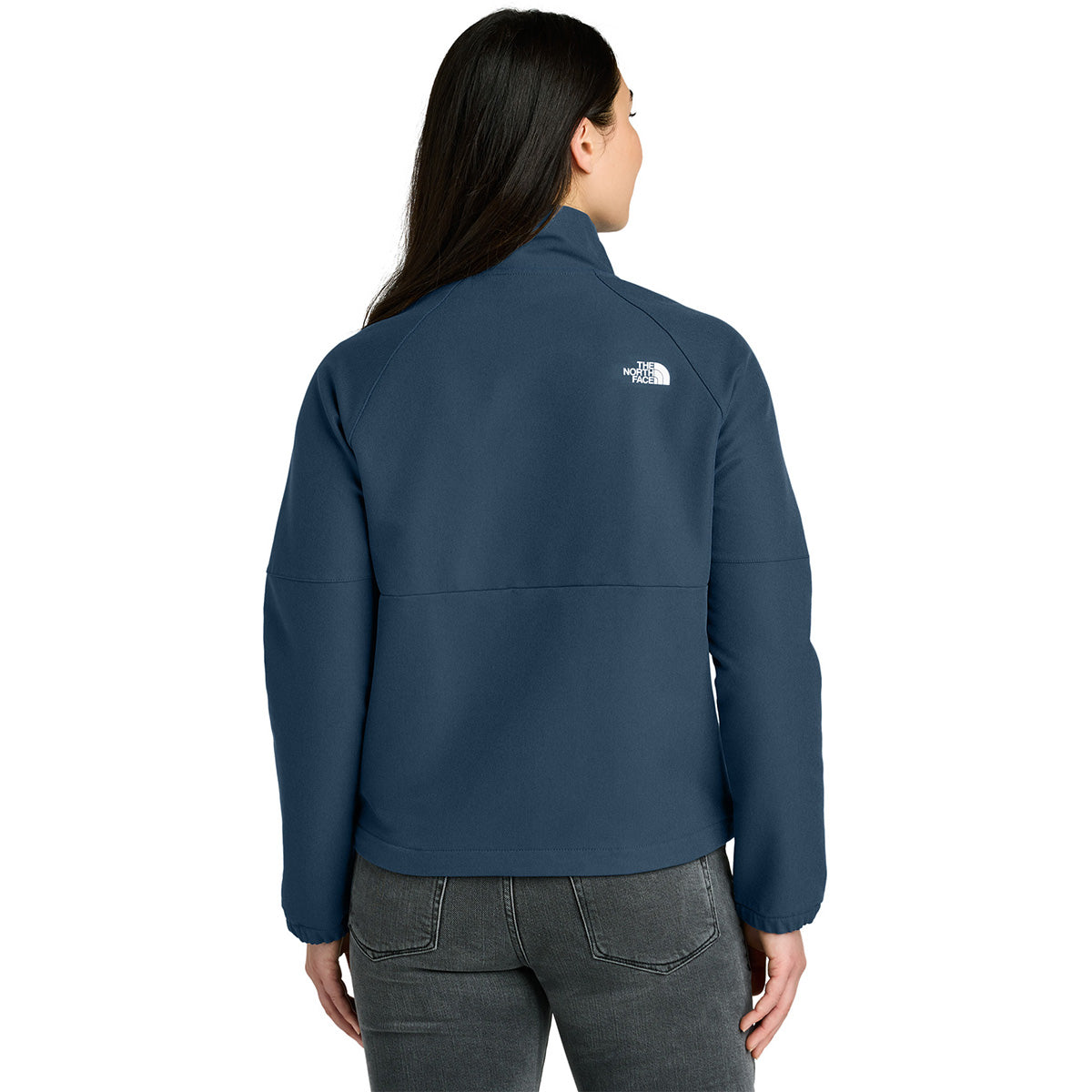 The North Face Women's Shady Blue Dark Heather Barr Lake Soft Shell Jacket - Professional and Functional