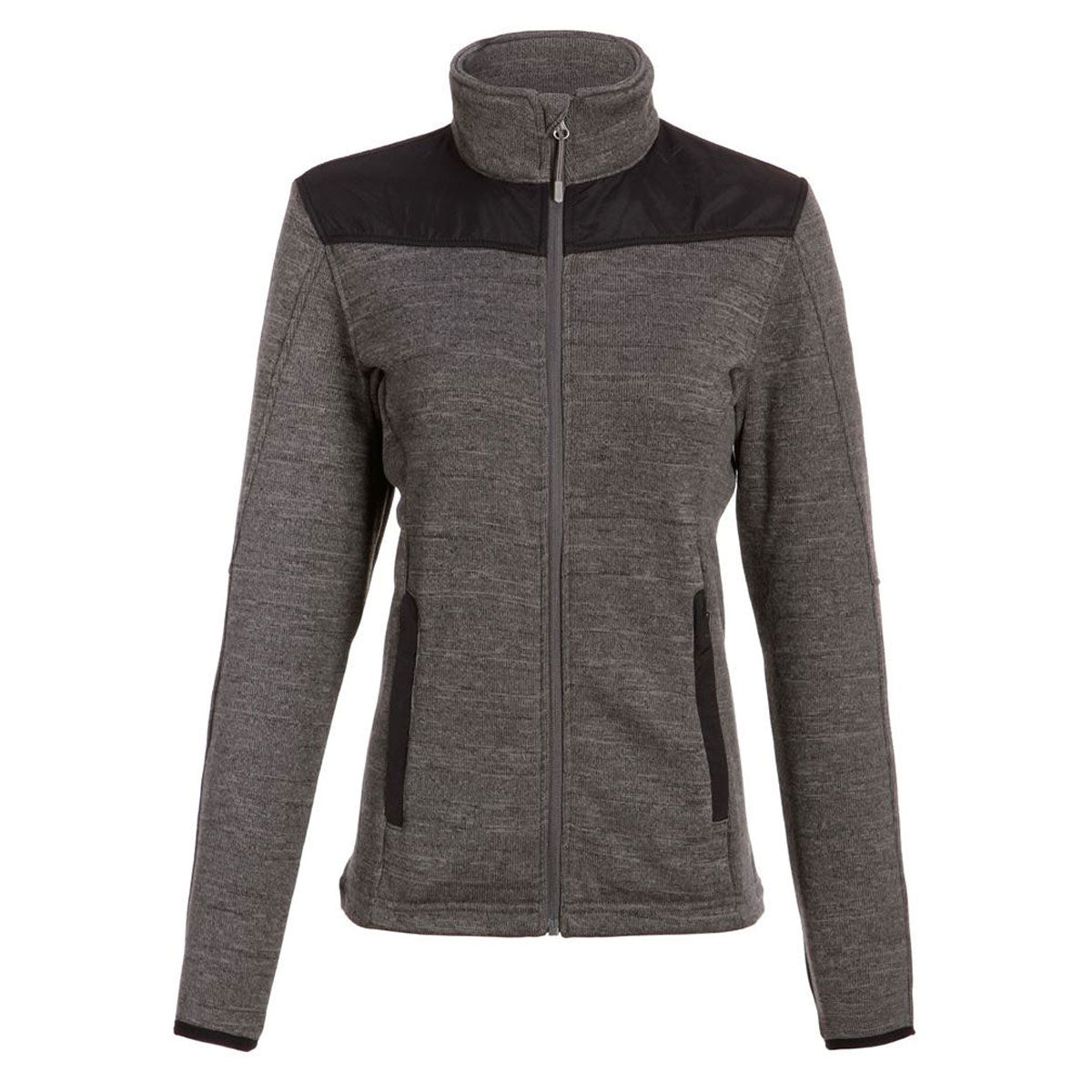 Landway Women's Heather Charcoal Captain Sweater Fleece - A Must-Have for Outdoor Enthusiasts