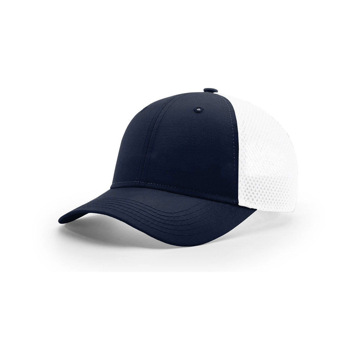 Richardson Navy/White Mesh Back R-Active Lite/AirMesh Trendy Trucker Hat
