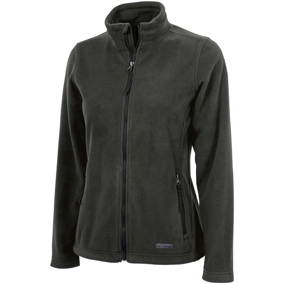 Charles River Women's Charcoal Heather Boundary Fleece Jacket - The Ultimate Warmth Companion
