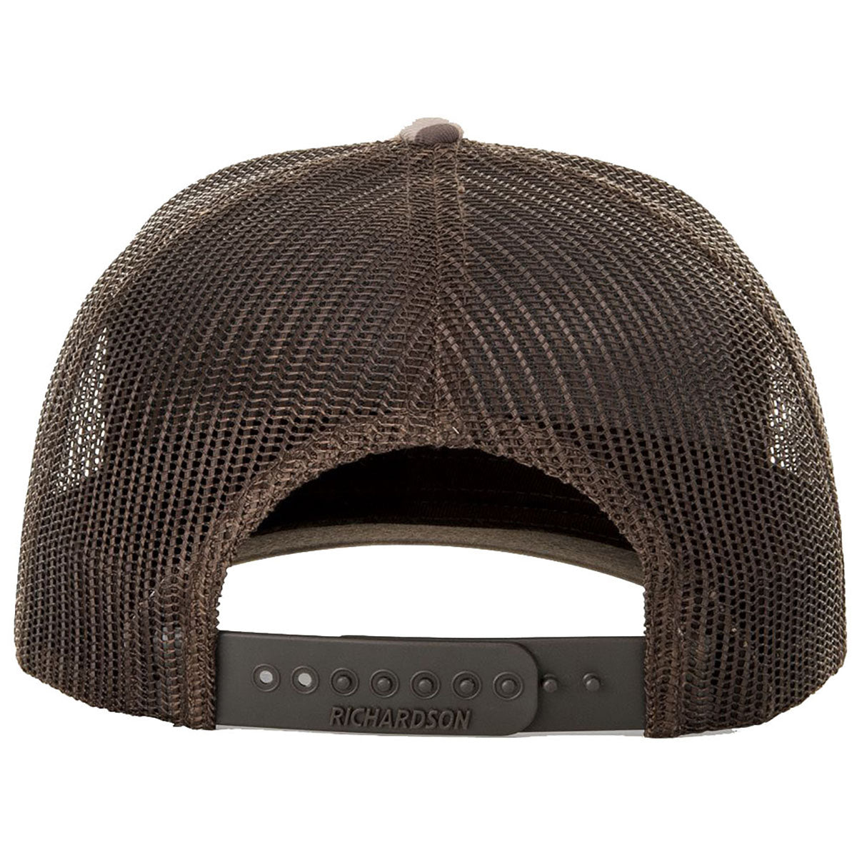 Richardson Bark Duck Camo/Brown Printed Five - Panel Trucker Hat: The Ultimate Outdoor Accessory