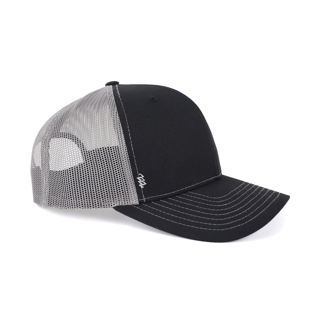 Zusa Black/Charcoal Open Road Trucker Cap - The Perfect Eco-Friendly Accessory