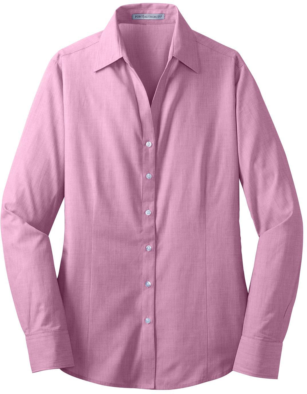 Don't Miss! Port Authority Ladies' Crosshatch Easy-Care Shirt - On Closeout!