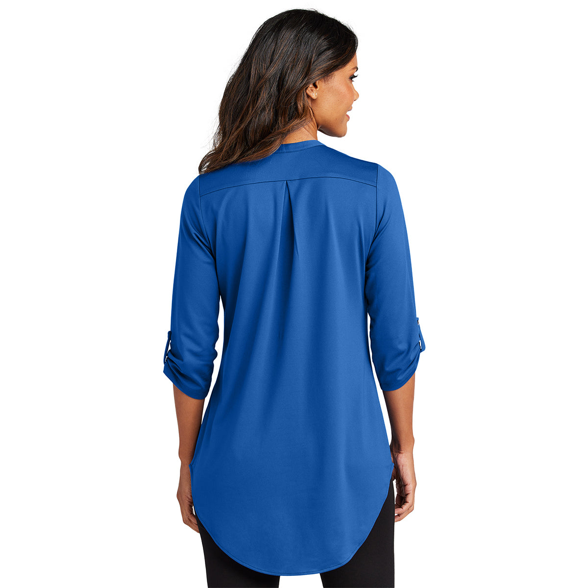 Port Authority Women's True Blue City Stretch 3/4-Sleeve Tunic: A Fashionable Must-Have!