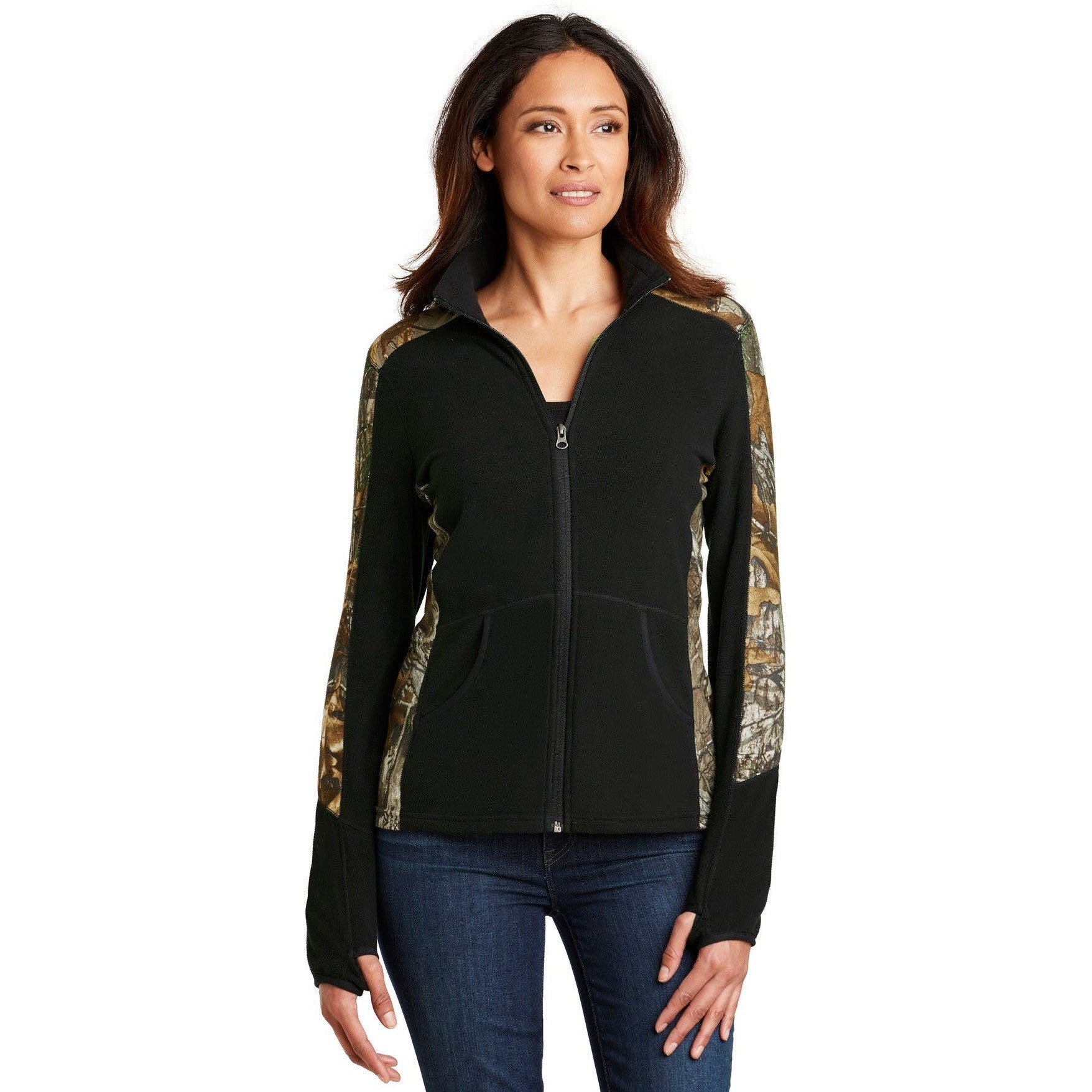 Don't Miss! Port Authority Women's Camouflage Microfleece Full-Zip Jacket - Limited Stock