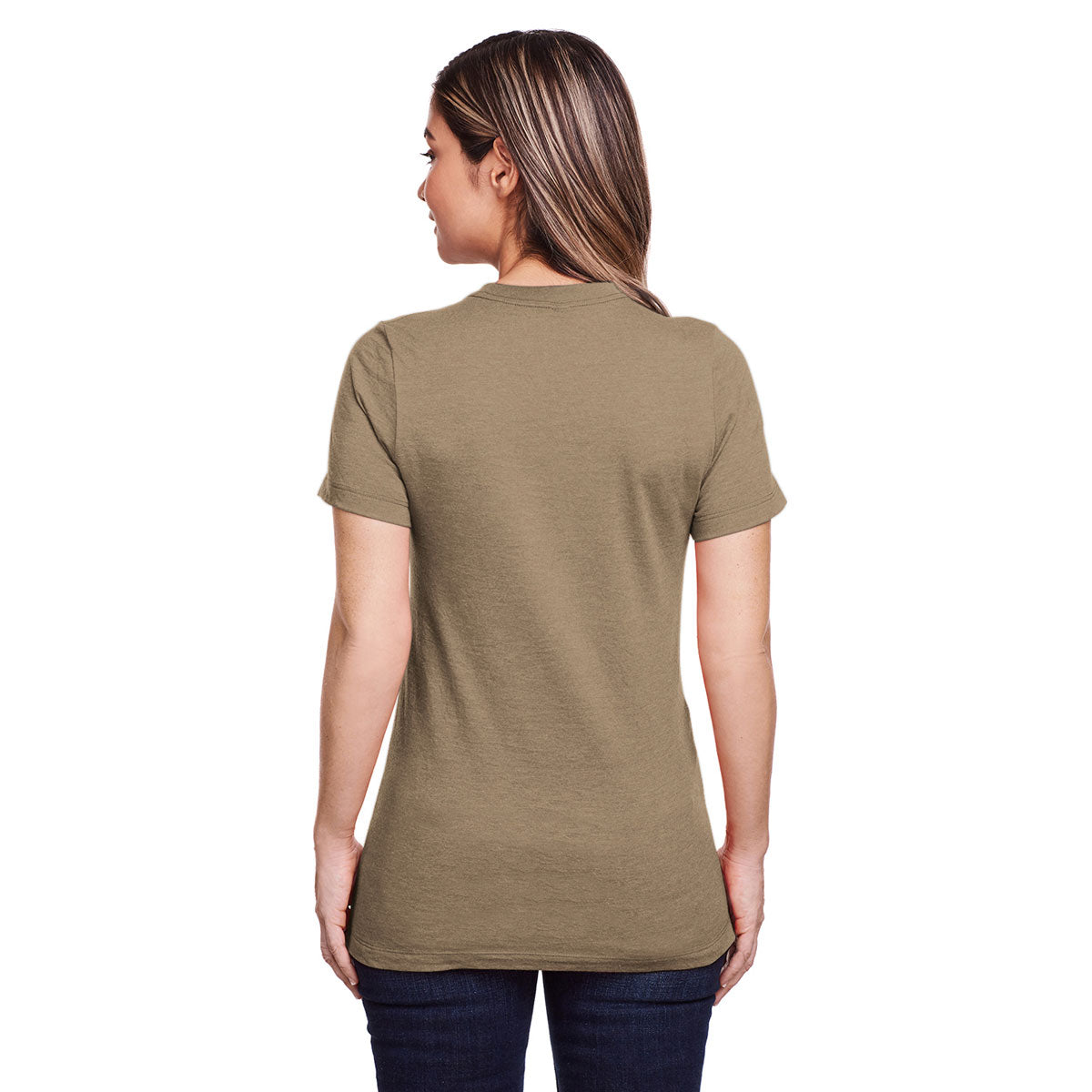 Gildan Women's Slate Softstyle CVC T-Shirt - Create Your Unique Look!