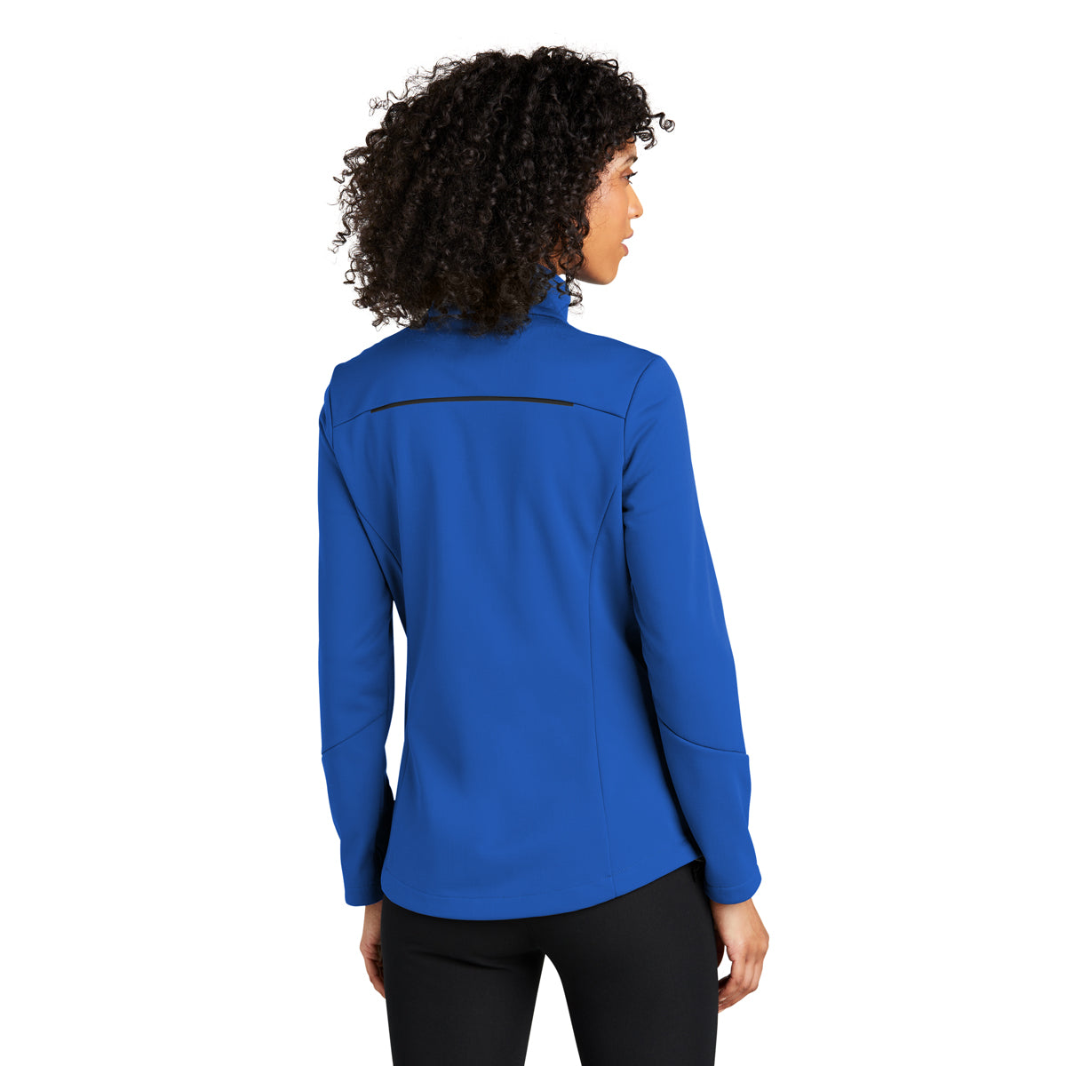 Port Authority Women's True Royal Tech Soft Shell Jacket - A Fashionable Statement