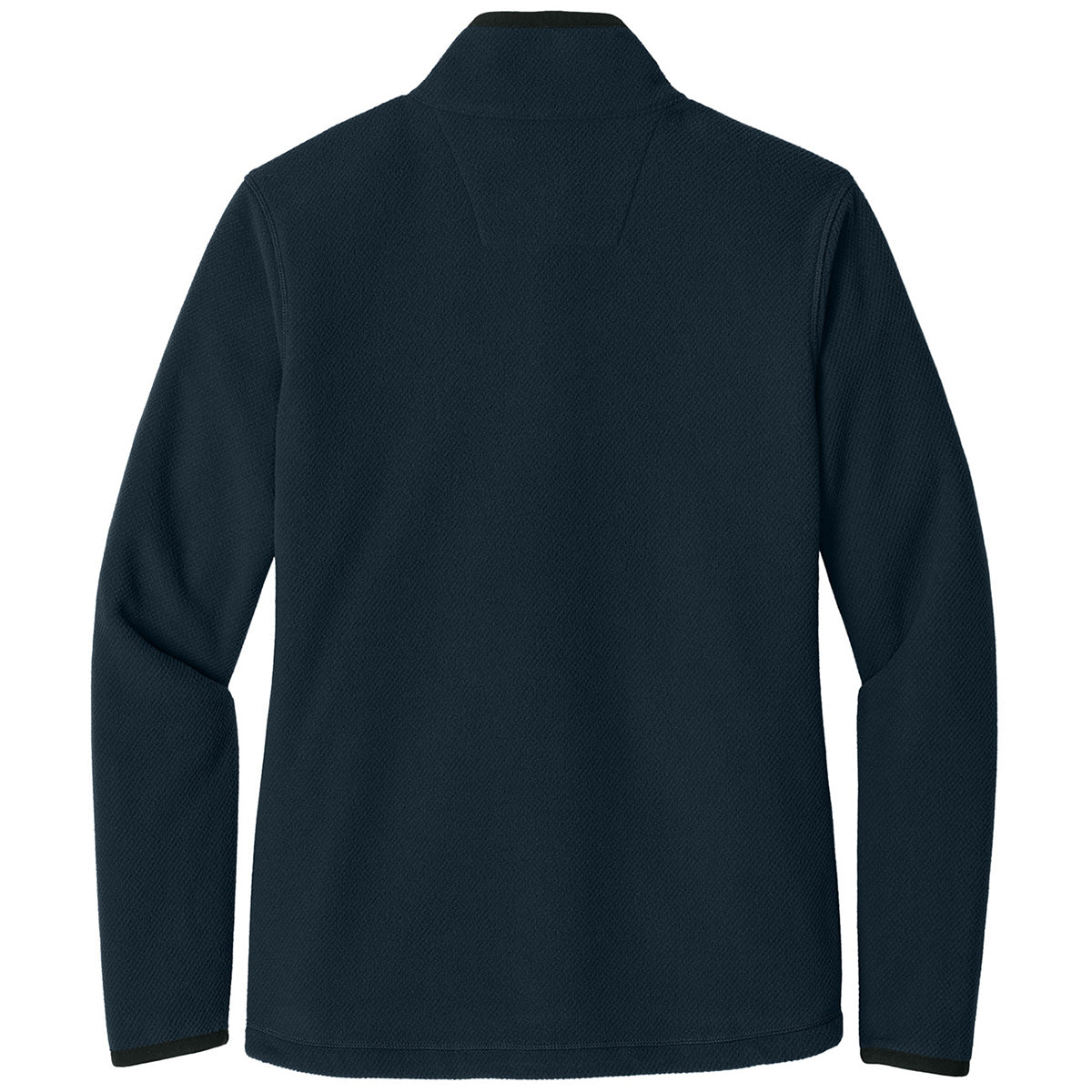 Carhartt Women's Navy Textured Full-Zip Fleece Jacket - Cozy and Versatile