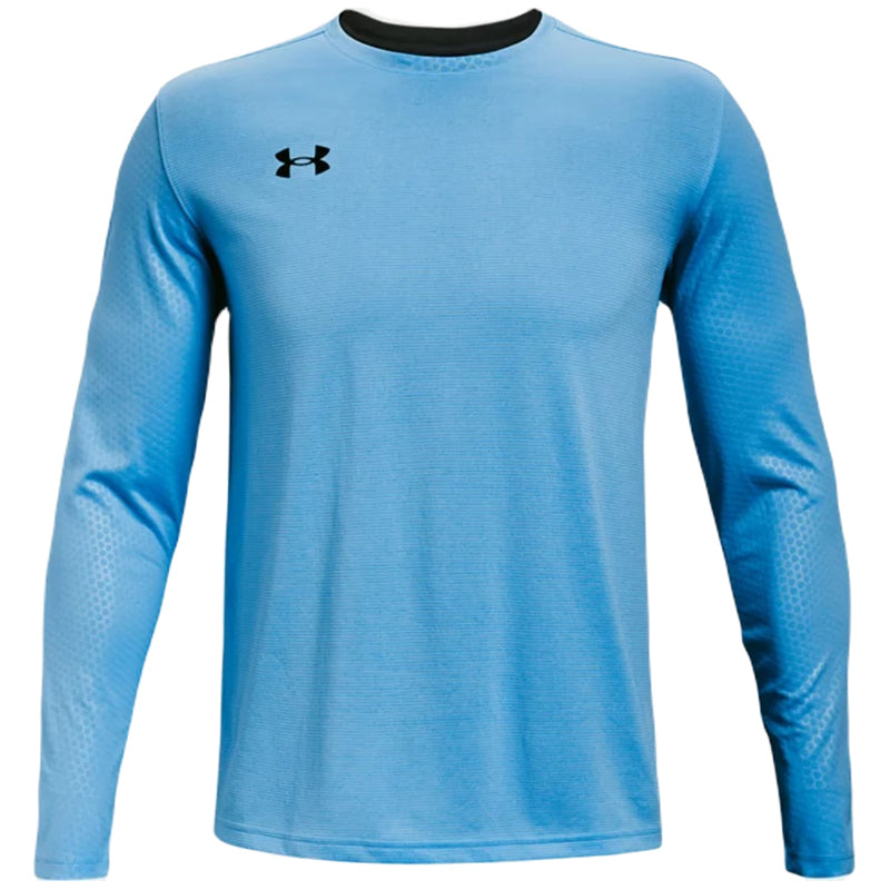 Under Armour Men's Carolina Blue Wall Goalkeeper Jersey - Stay Warm and Active!