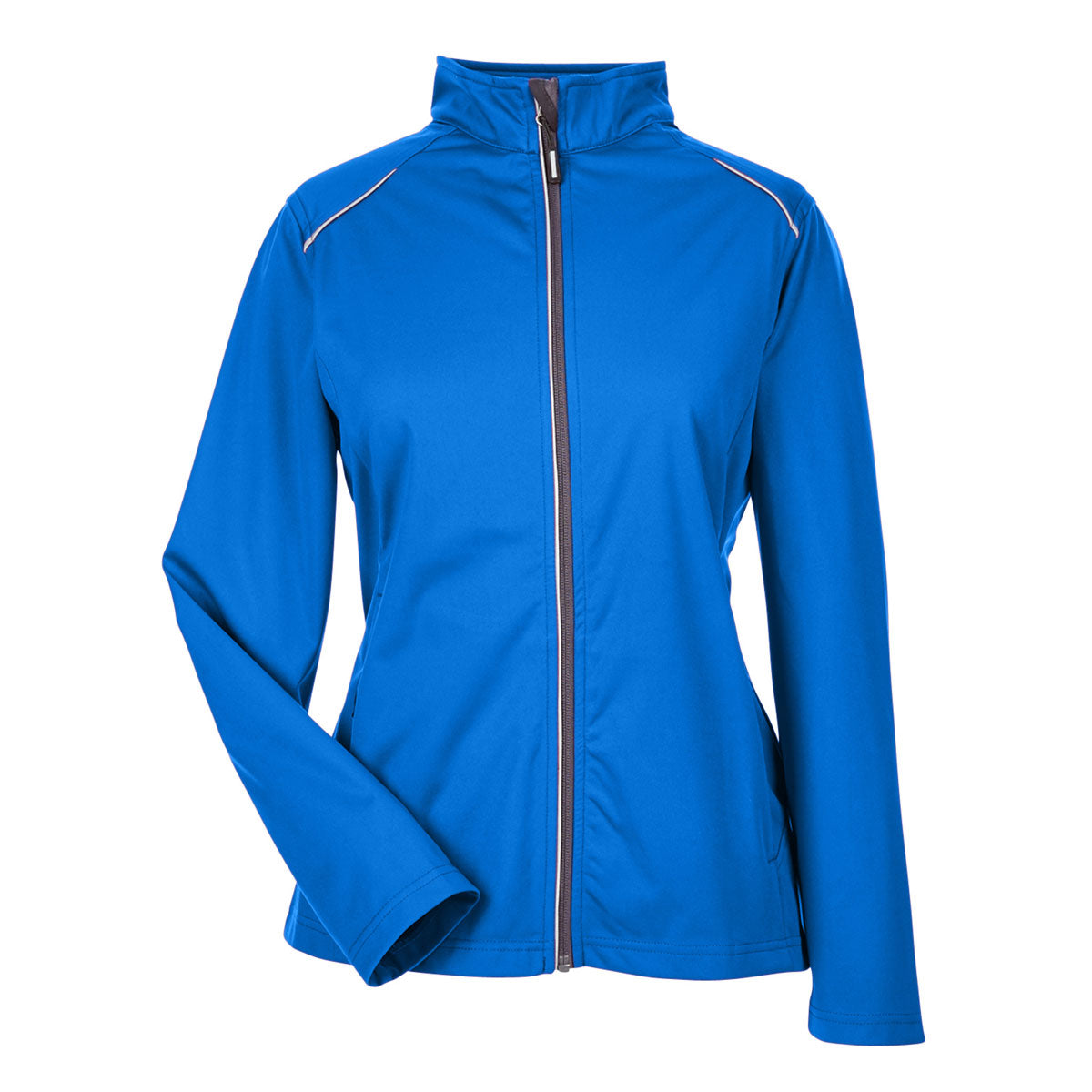 Core 365 Women's True Royal Techno Lite Three-Layer Knit Tech Shell - The Ultimate Corporate Activewear