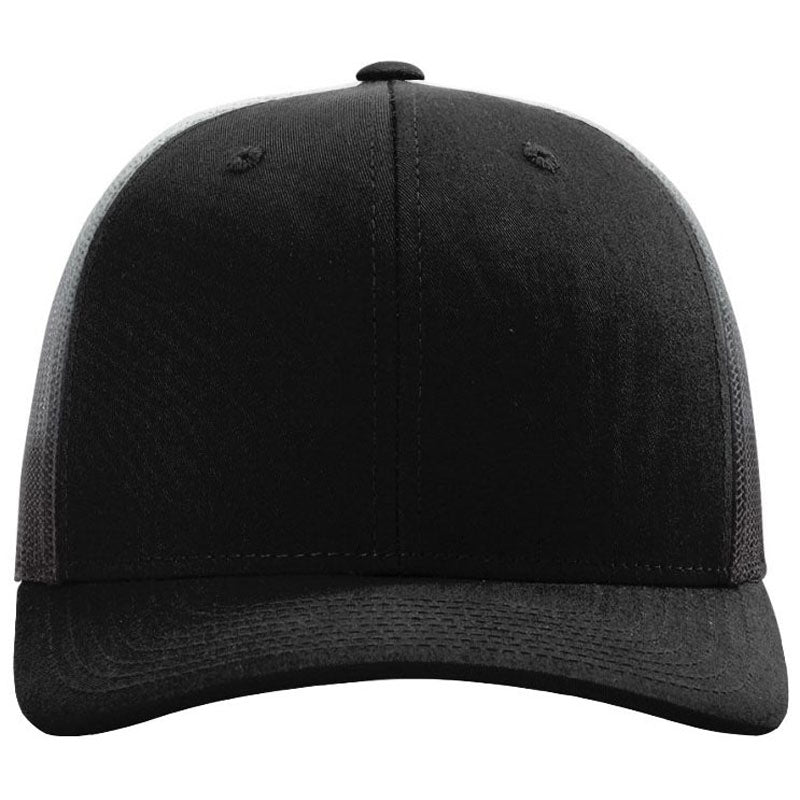 Richardson Stunning Black/White Fade Printed Mesh Trucker Hat - A Must - Have for Outdoor Enthusiasts