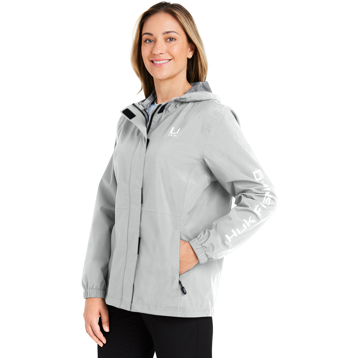 HUK Women's Harbor Mist Storm Rain Jacket - Your Ultimate Outdoor Companion
