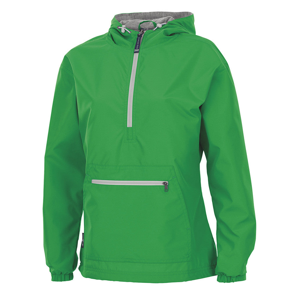 Charles River Women's Stunning Kelly Green Chatham Anorak - Your Outdoor Essential!