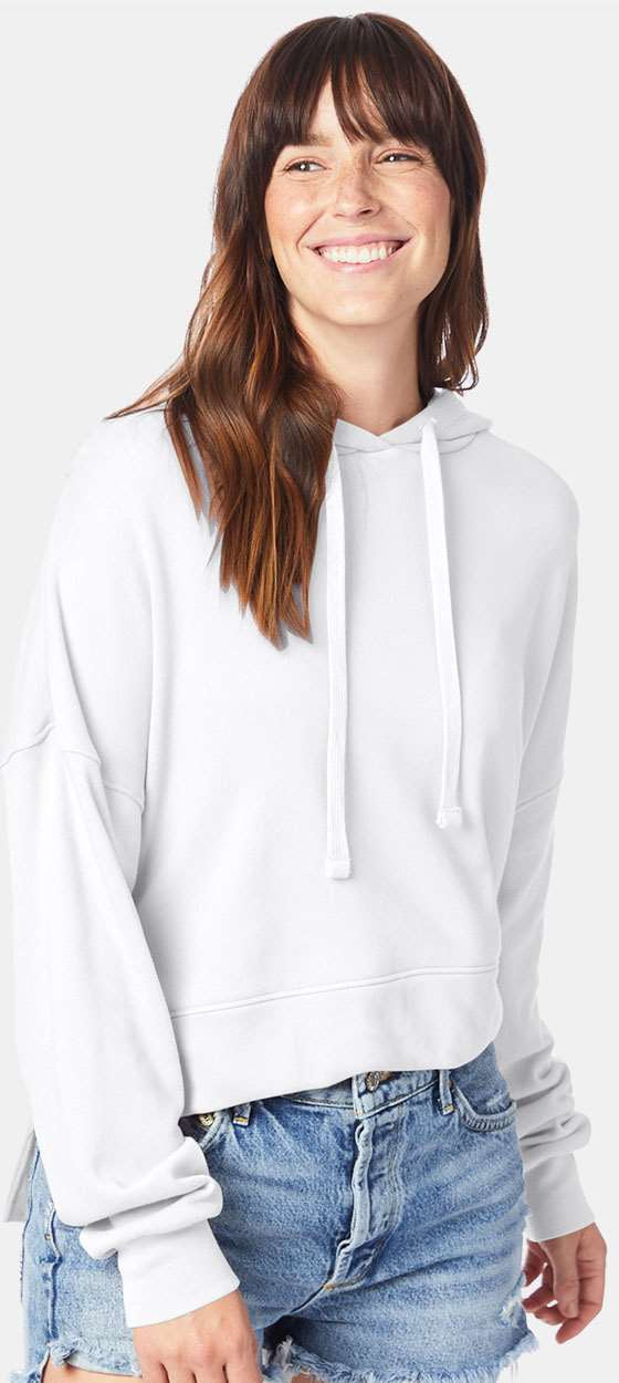 Stylish Ladies' Eco-Friendly Terry Hooded Sweatshirt