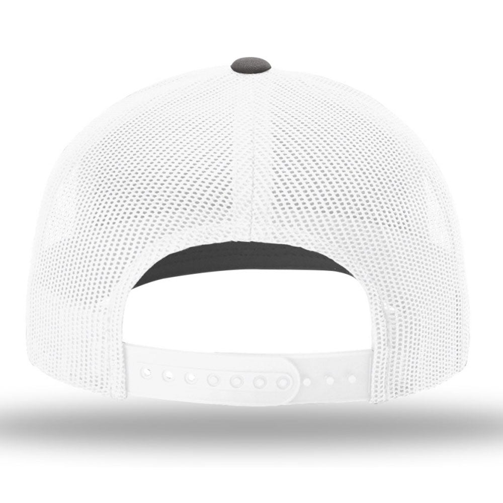 Richardson Charcoal/White R-Flex Adjustable Trucker Cap: The Ultimate Comfort Headwear