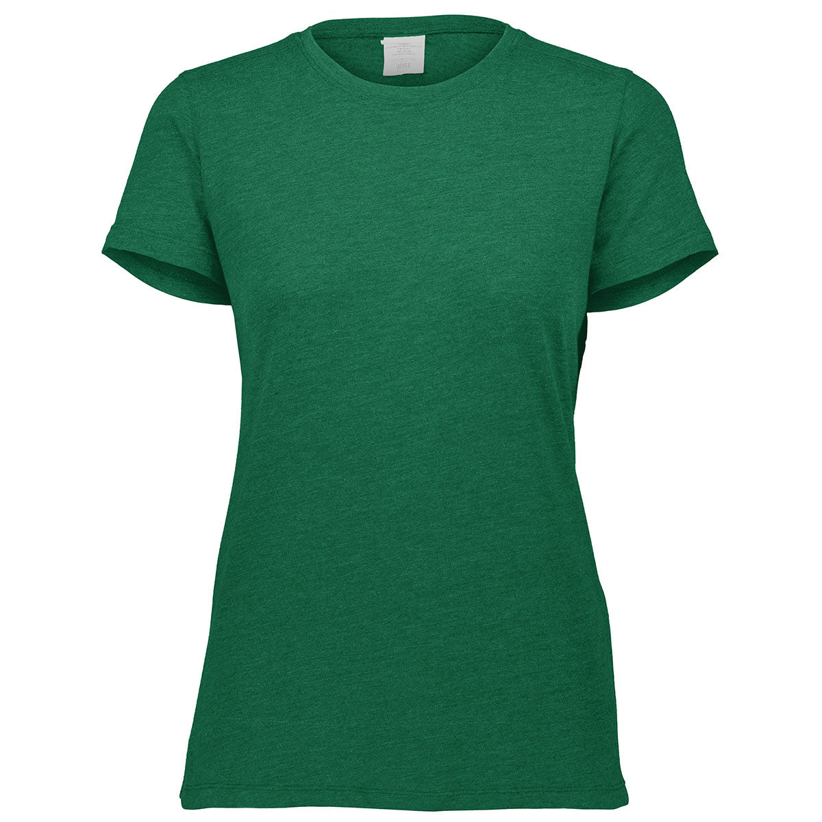 Augusta Sportswear Women's Stunning Dark Green Heather Tri-Blend Tee