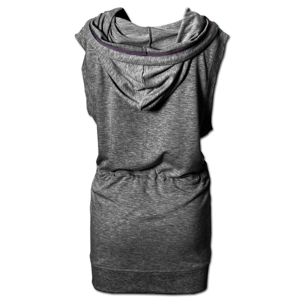 BAW Women's Stylish Heather Black Tunic Vest: A Must - Have for Active Ladies