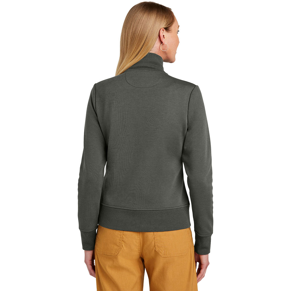 Brooks Brothers Women's Windsor Grey Double-Knit Full Zip: A Stylish Office Essential