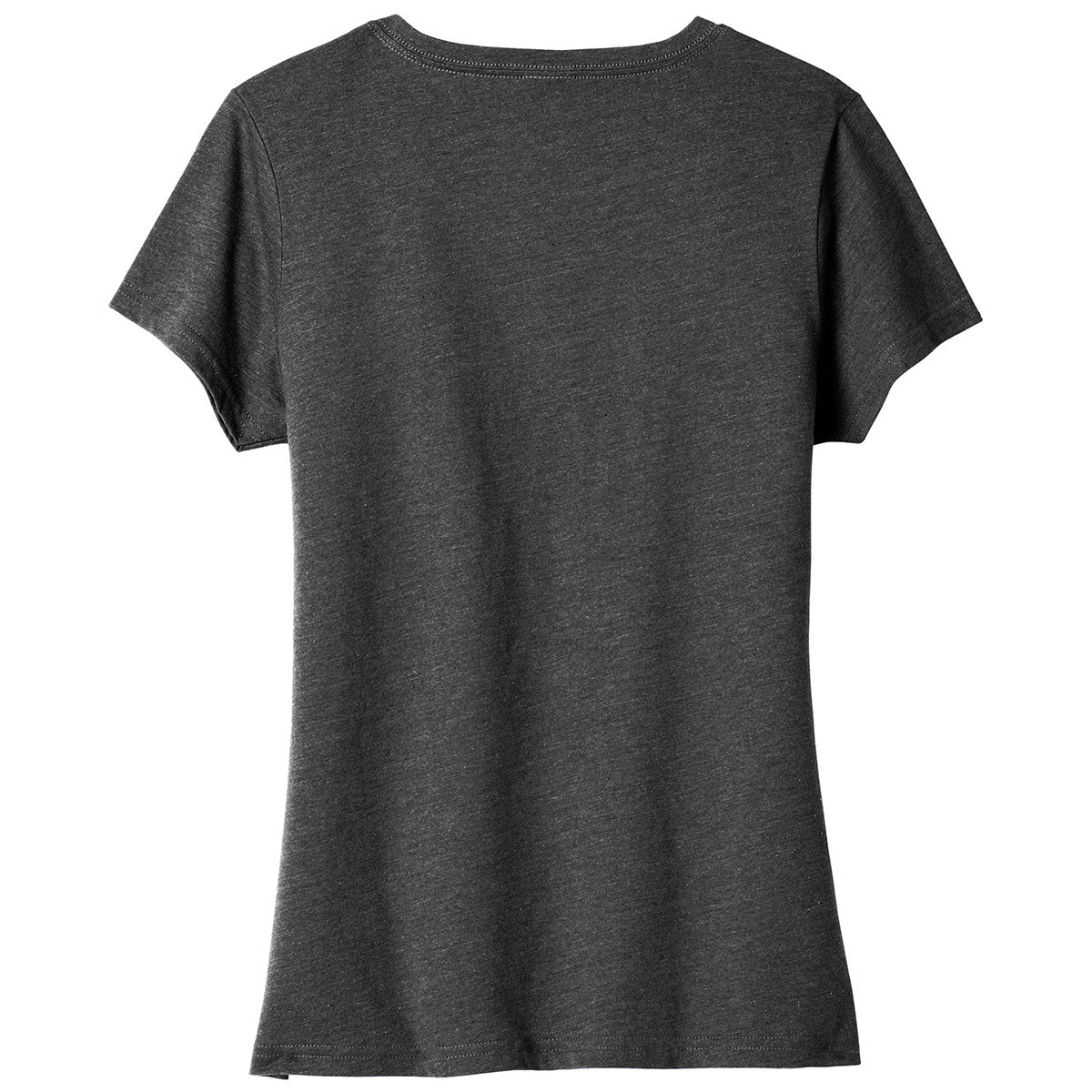Port & Company Women's Black Heather Fan-Favorite Blend V-Neck Tee: A Must-Have for Corporate Events!