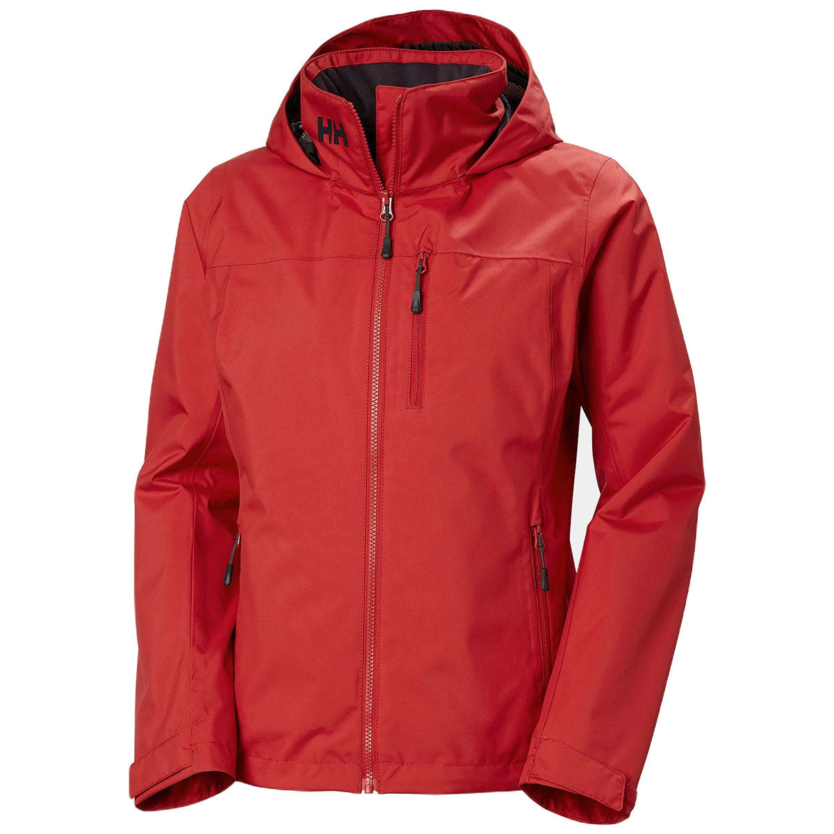Helly Hansen Women's Red Crew Hooded Midlayer Jacket 2.0 - Ideal for Sailing Enthusiasts