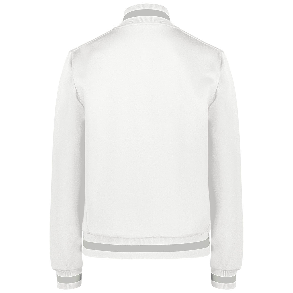 Holloway Women's Retro White/Athletic Heather V-Street Full Zip Jacket