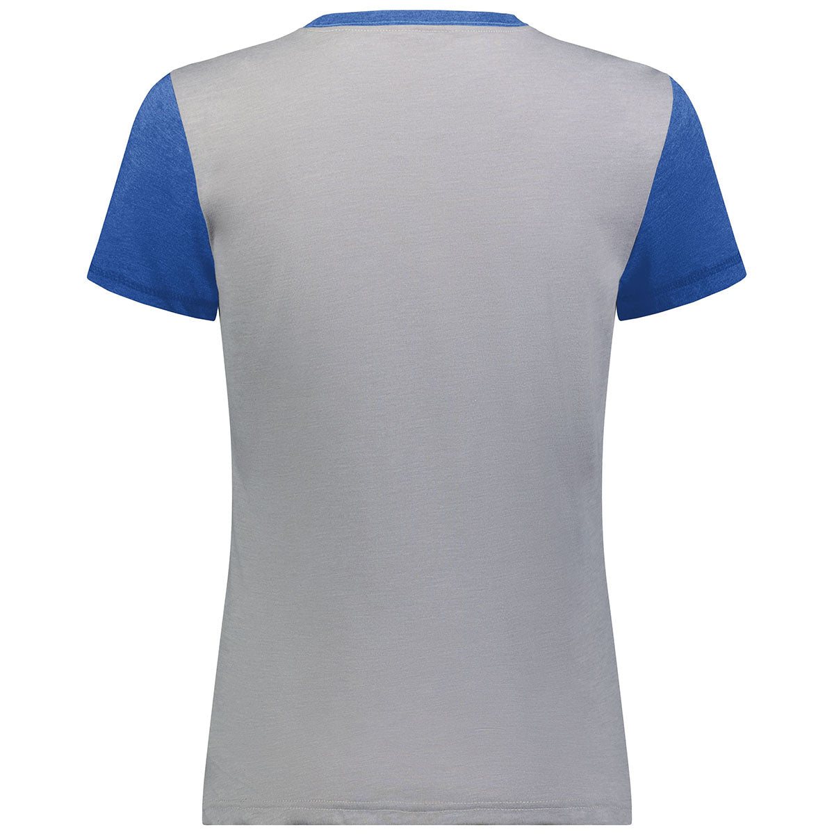 Augusta Sportswear Women's Gameday Vintage Ringer Tee - Grey Heather/Royal Heather