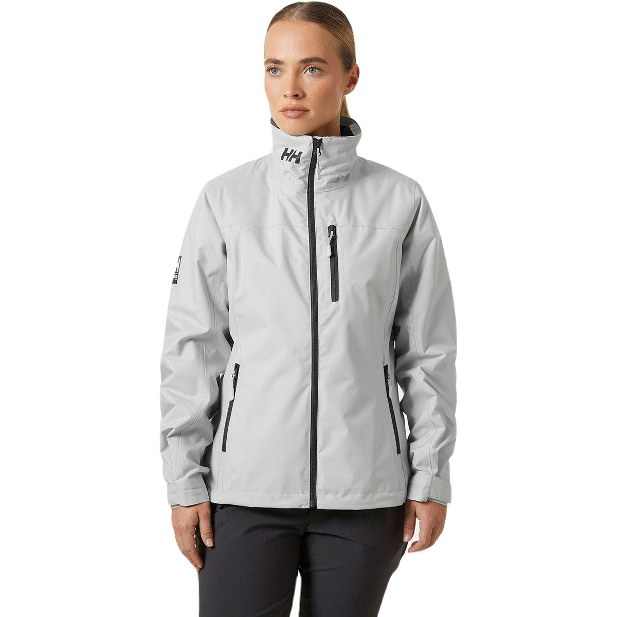 Helly Hansen Women's Grey Fog Crew Midlayer Jacket 2.0 - Your Adventure Essential!
