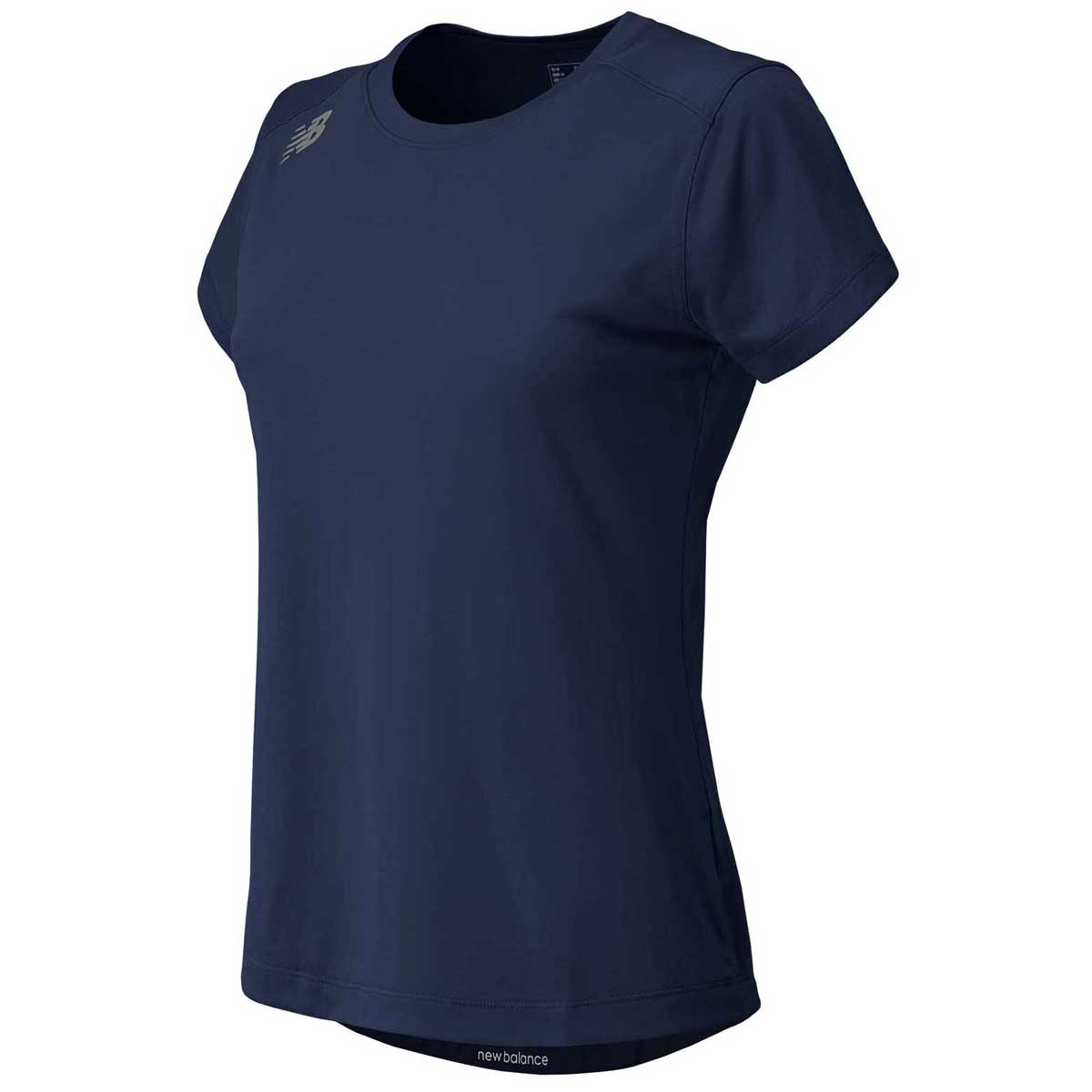 New Balance Women's Navy Short Sleeve Tech Tee: A Must - Have for Active Women