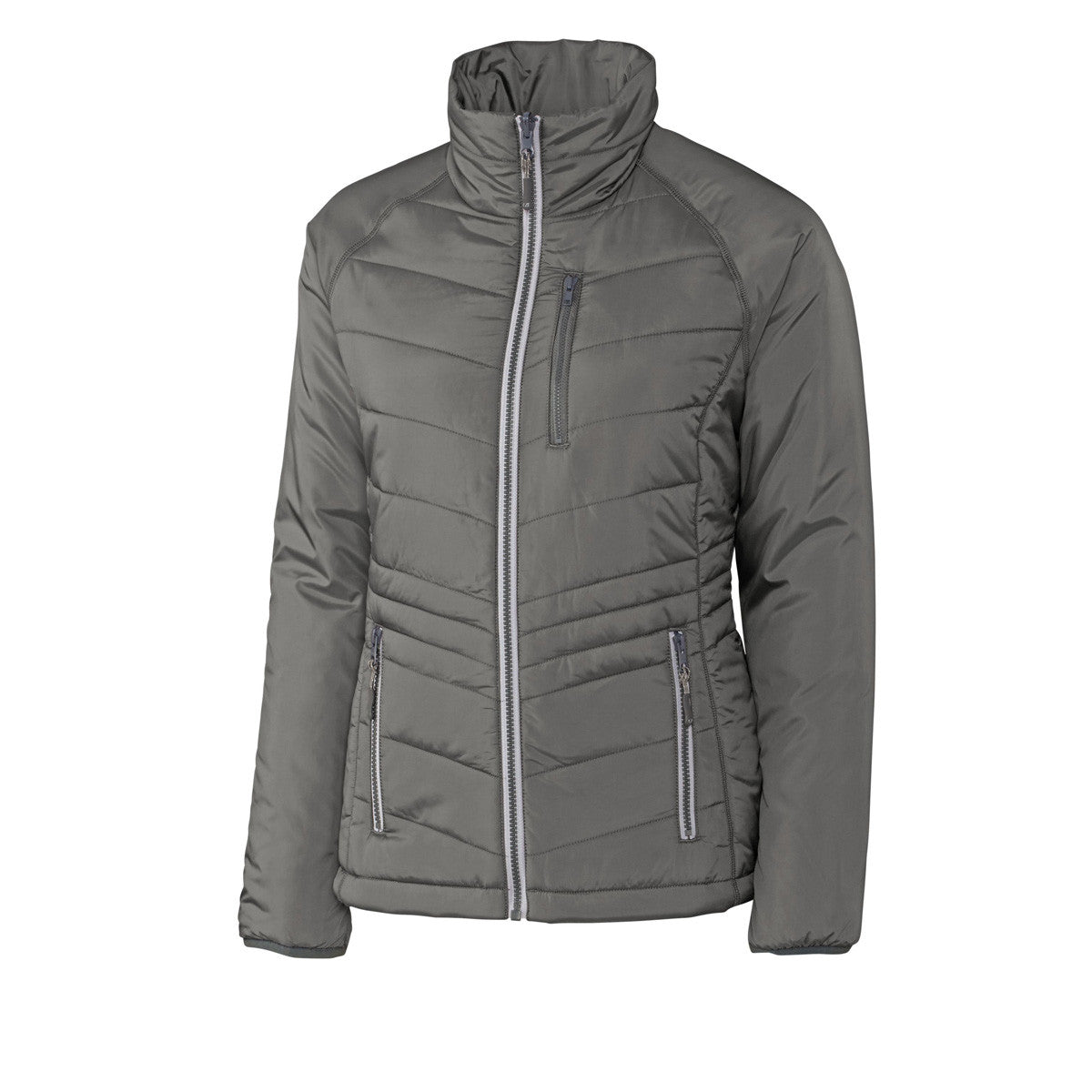 Cutter & Buck Women's Stunning Elemental Grey Barlow Pass Jacket