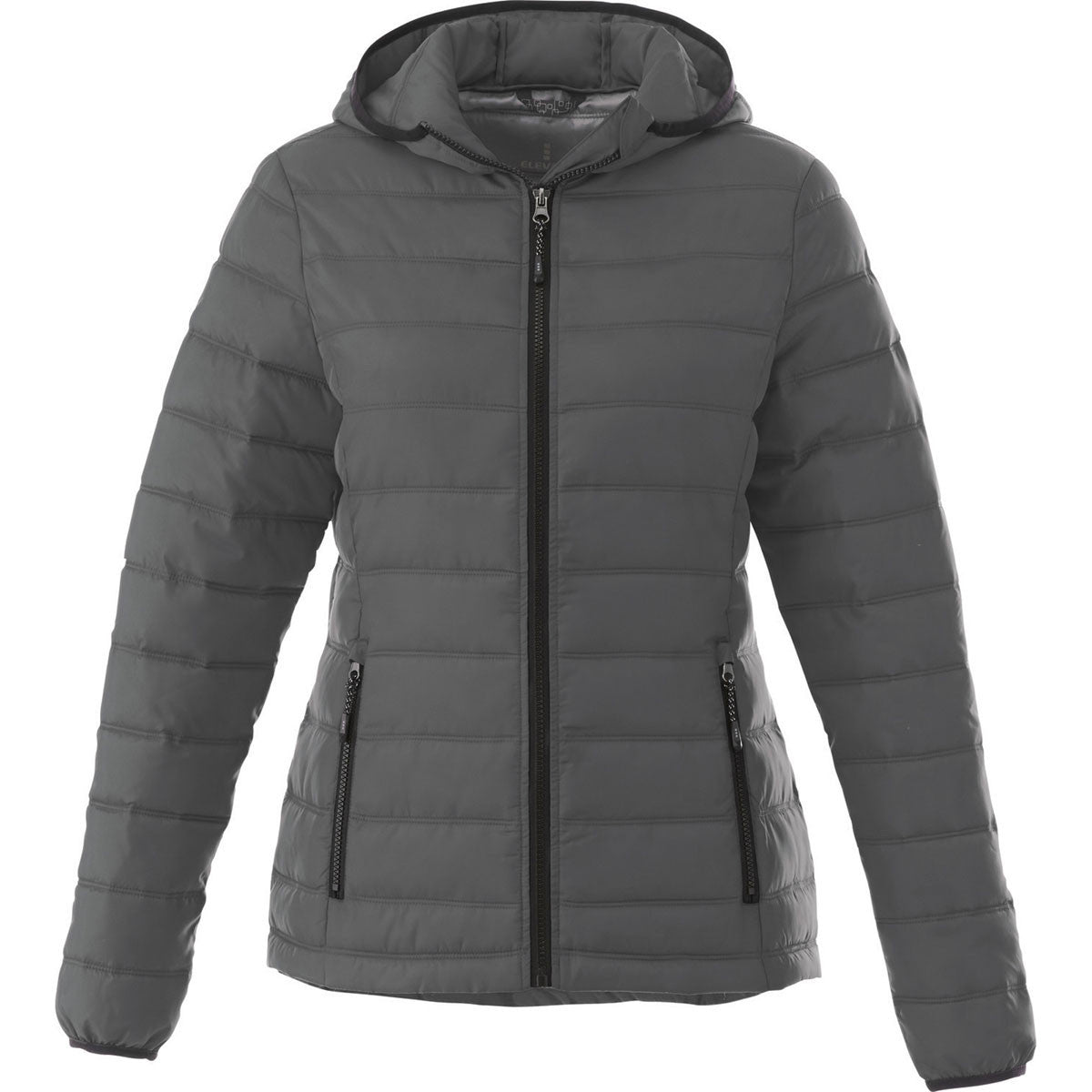 Elevate Women's Stunning Steel Grey Norquay Insulated Jacket - A Must - Have!
