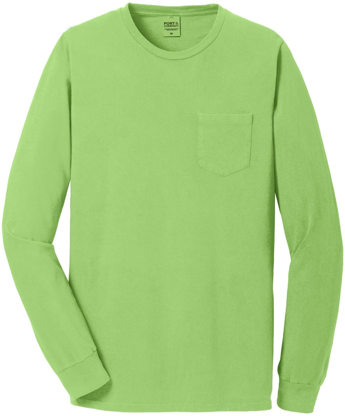 Hurry! Limited Stock - Port & Company Beach Wash Garment-Dyed Long Sleeve Pocket Tee