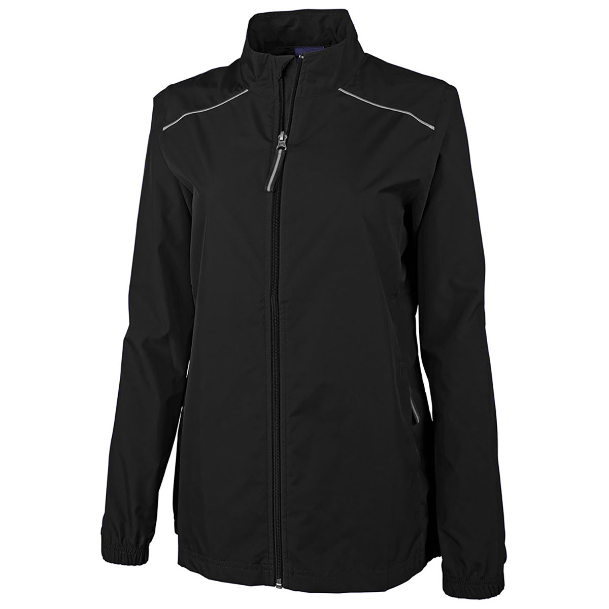 Charles River Women's Black Skyline Pack-N-Go Reflective Jacket - Show Your Team Spirit!