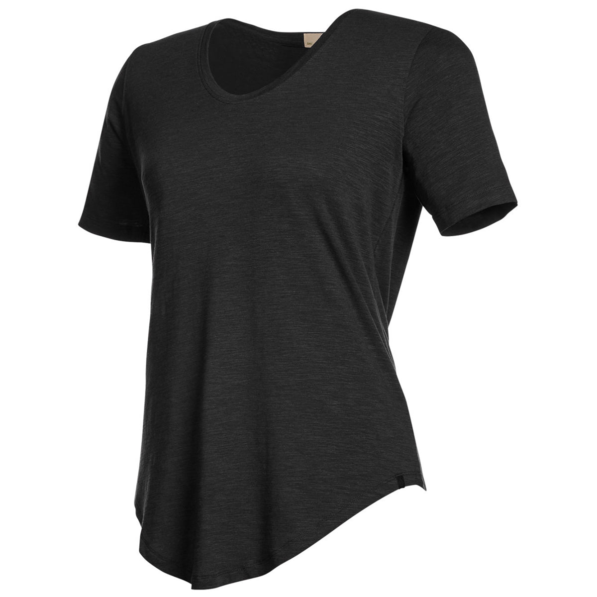 tasc Women's Stylish Black Longline T-Shirt